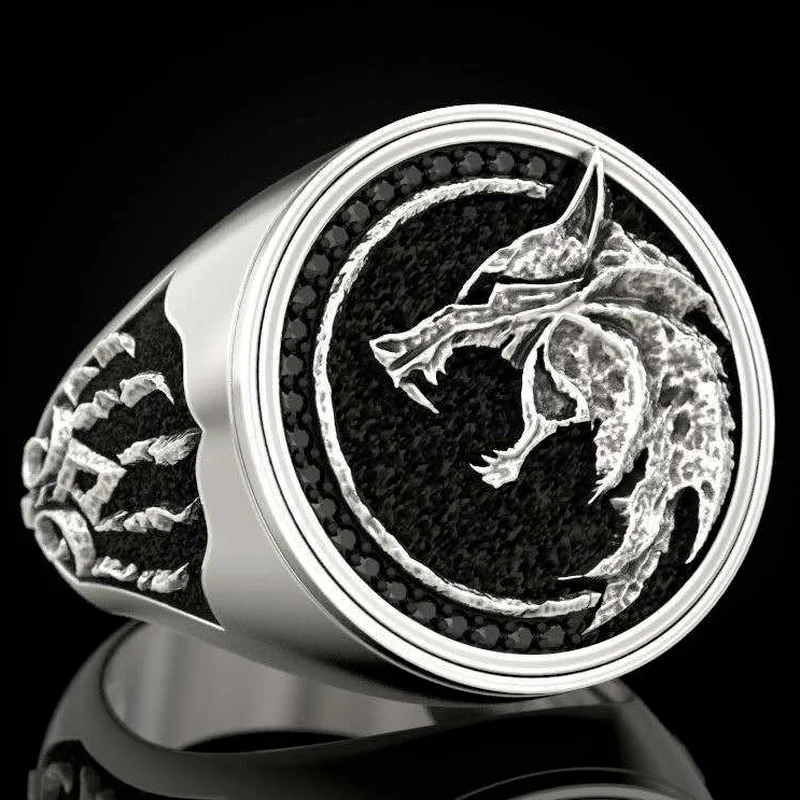 Новинка 2021 модное кольцо волшебника охотника волк коготь викингов воинов ретро
