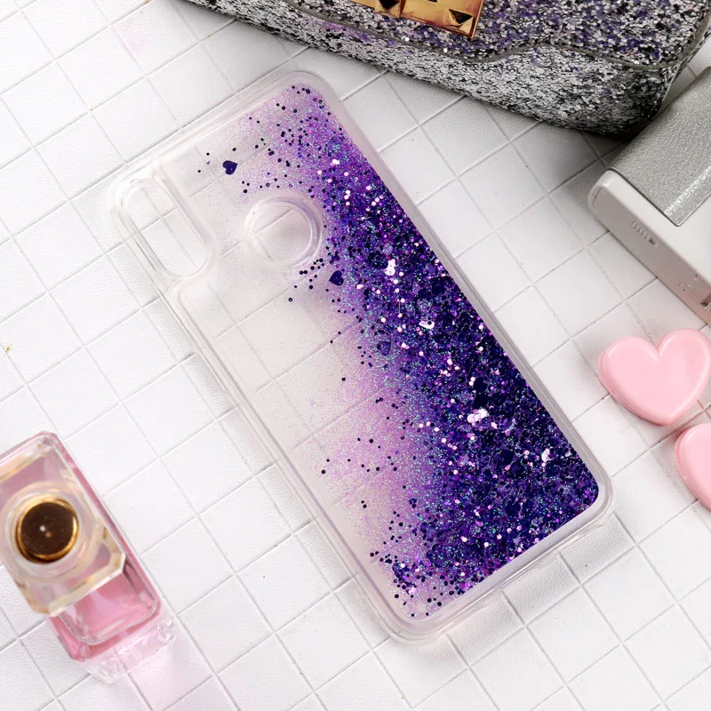 purple 07 Жидкий чехол с сияющими блестками для samsung Galaxy A50 A70 A80 A10 A30 A40 чехол Блестящий силиконовый мягкий чехол для samsung A 50 70 30 40 чехлы на самсунг а 30 50 70 40 самсунг а 50 чехол - Цвет: purple 07
