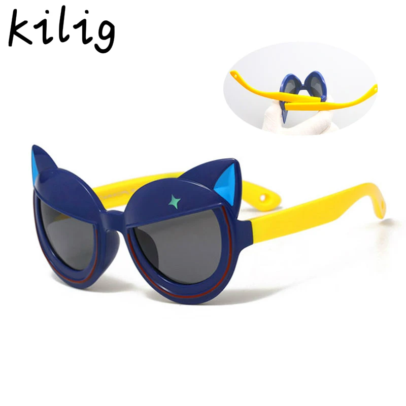 Детские солнцезащитные очки kфрейма в стиле ретро с поляризацией | Аксессуары для