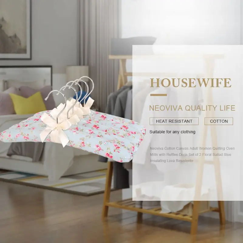 Хлопковая ткань Губка деревянная вешалка креативный элегантный не крюк с