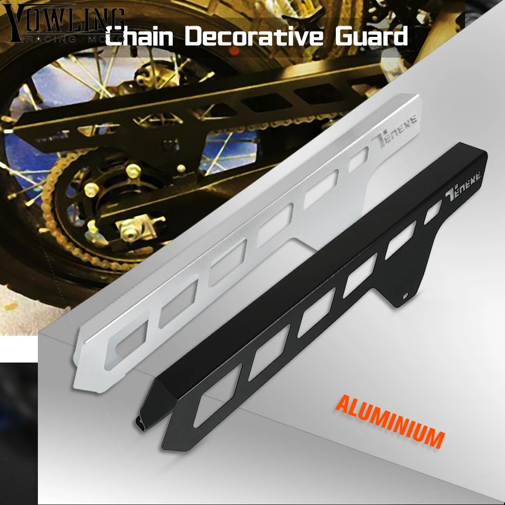 Motorcycle Modified Aluminum Chain Belt Sprocket Guard Cover For Yamaha Tenere 700 Tenere700 2019 2020 2021 Decorative Guard