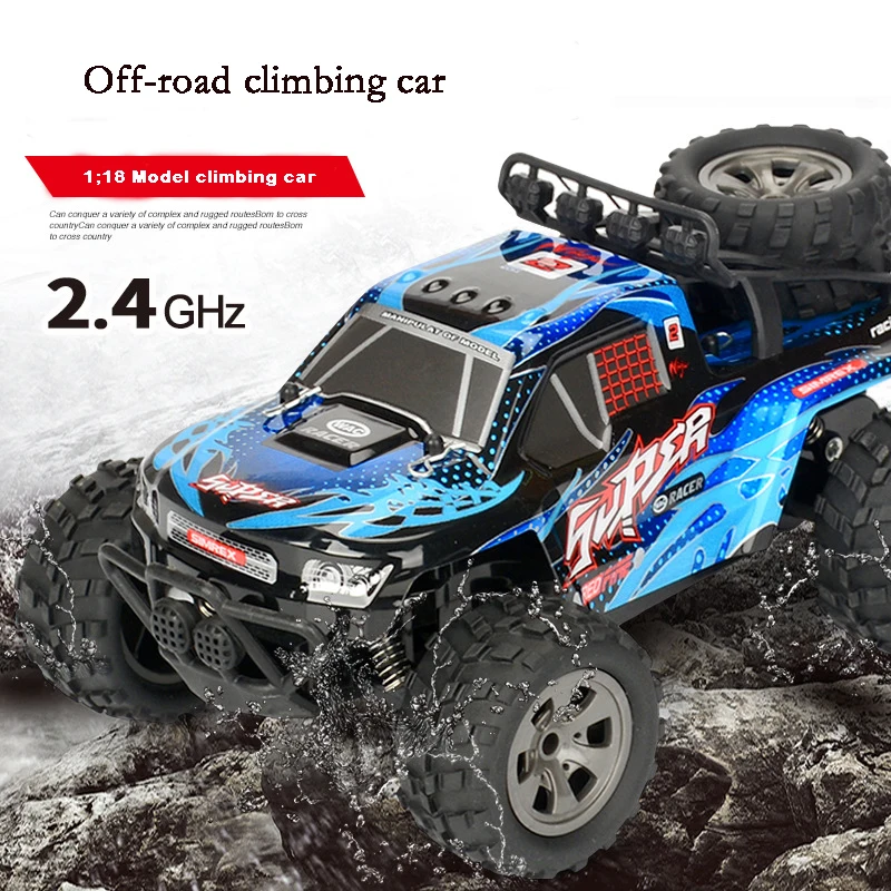Радиоуправляемый внедорожник 4x4 масштаб 1:18 20 км/ч 2 4G вездеход восхождение