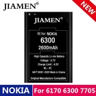 BL-4C BL 4C BL4C 3,7 V 2600mAh сменные батареи для Nokia 6100 6125 6136 6170 6300 7705 7200 7270 8208 литий-ионный аккумулятор для телефона