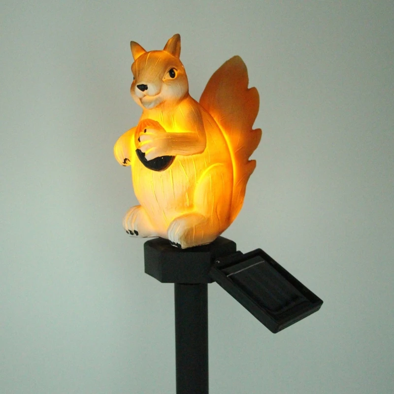 

LED Garden Lights Solar Night Lights Squirrel Shaped Solar Powered Lawn Lamp Waterproof IP44 Energy Saving Squirrel Lamp