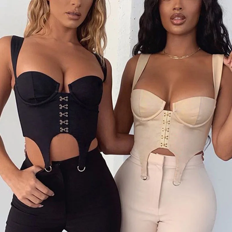 2020 Летняя женская сексуальная короткая футболка майки футболки Летние черные