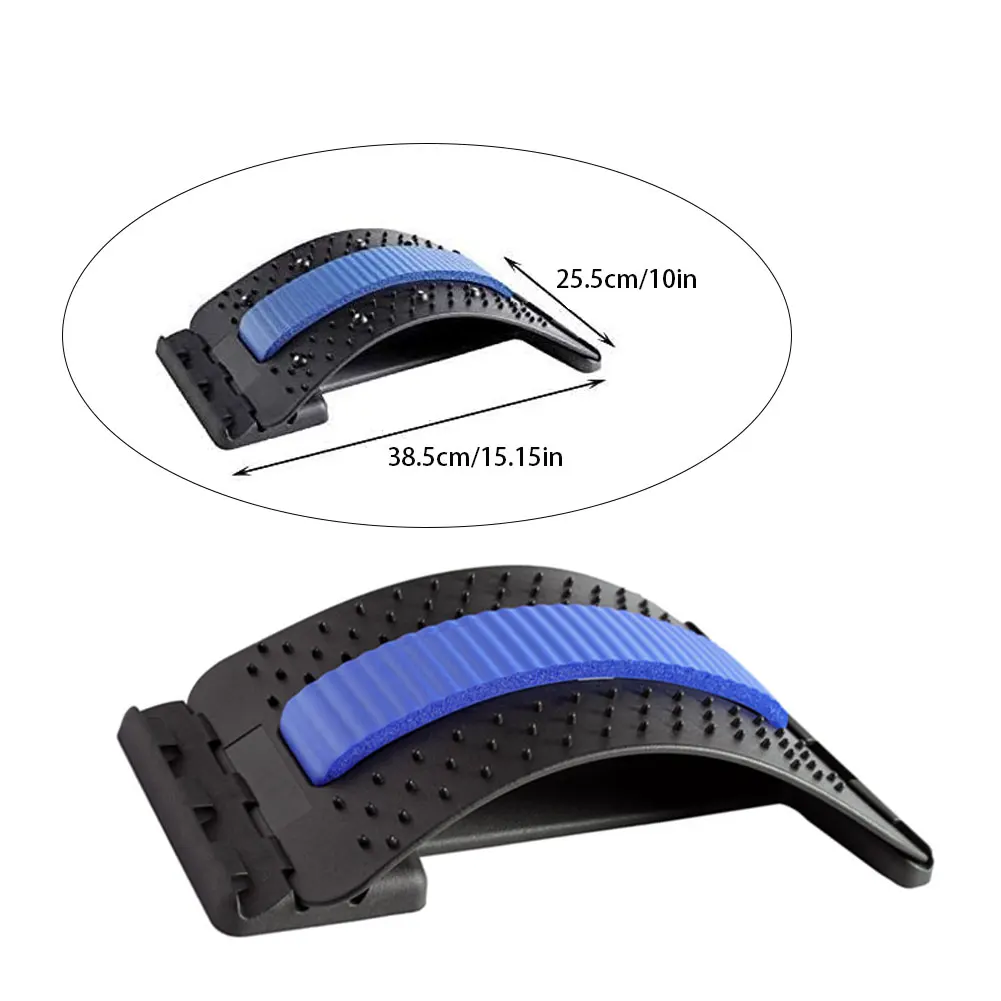 

Waist Back Stretcher Equipment Back Massager Waist Back Stretcher Fitness Lumbar Support Relaxation Pain Relieve Spine Corrector