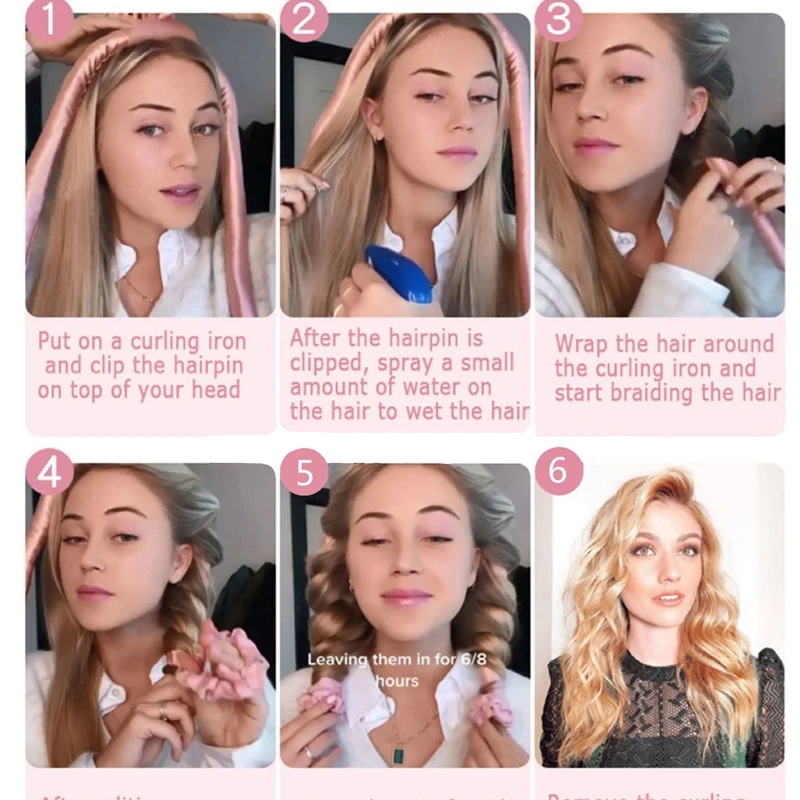 Плойка для завивки без тепла губка с повязкой на голову нагрева Женский