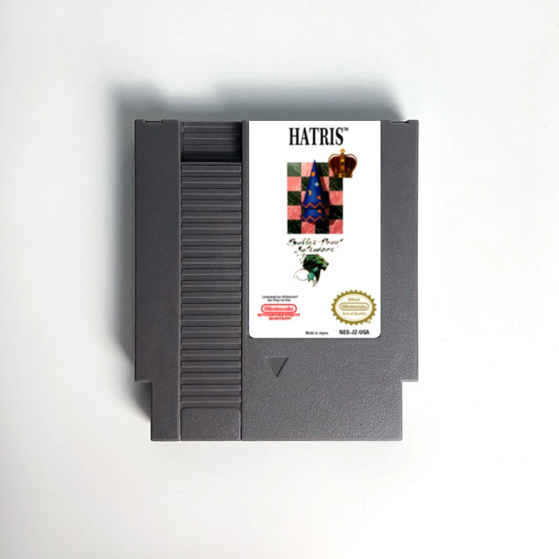 

Hatris Game Cartridge For NES Console 72 Pins