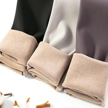 Mallas de mujer para invierno cálido terciopelo cintura alta mujer polainas de color sólido legging...