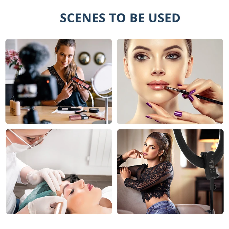 Travor 20 дюймовый светодиодный кольцевой светильник двухцветная кольцевая лампа с