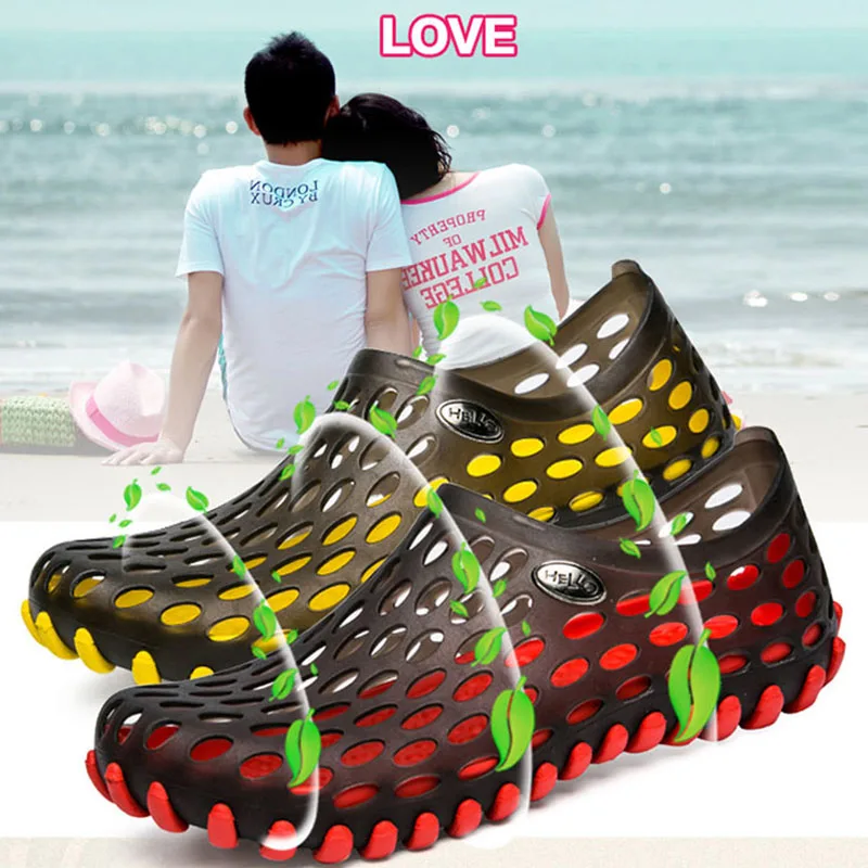 Мужские сандалии Новинка 2019 года Сезон лето Дышащая пляжная обувь Модная без