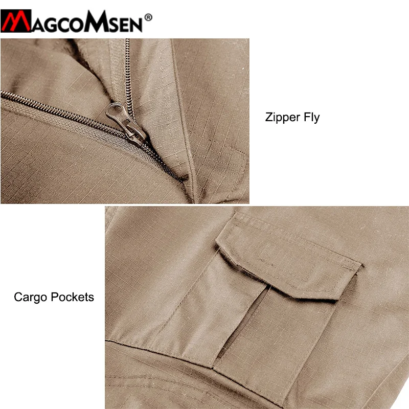 Мужские брюки карго MAGCOMSEN прочные тактические в военном стиле для страйкбола