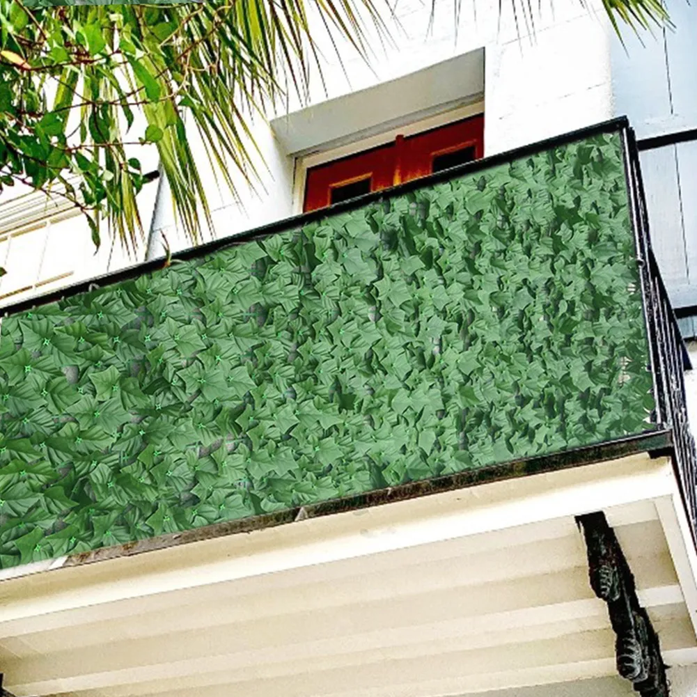 

50*300CM Artificial Leaf Privacy Fence Roll Wall Landscaping Fence Privacy Fence Screen Outdoor Garden Backyard Balcony Fence