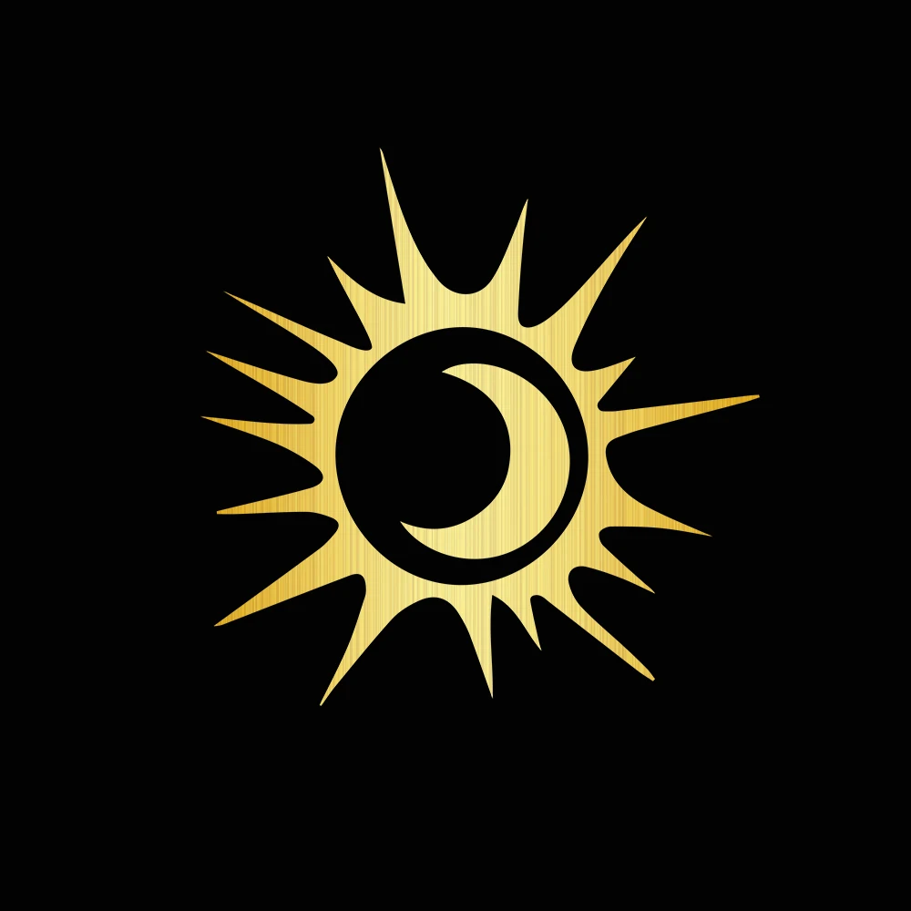 WIPERSIGNS луна в солнце наклейки на бампер автомобиля и для стайлинга декоративные