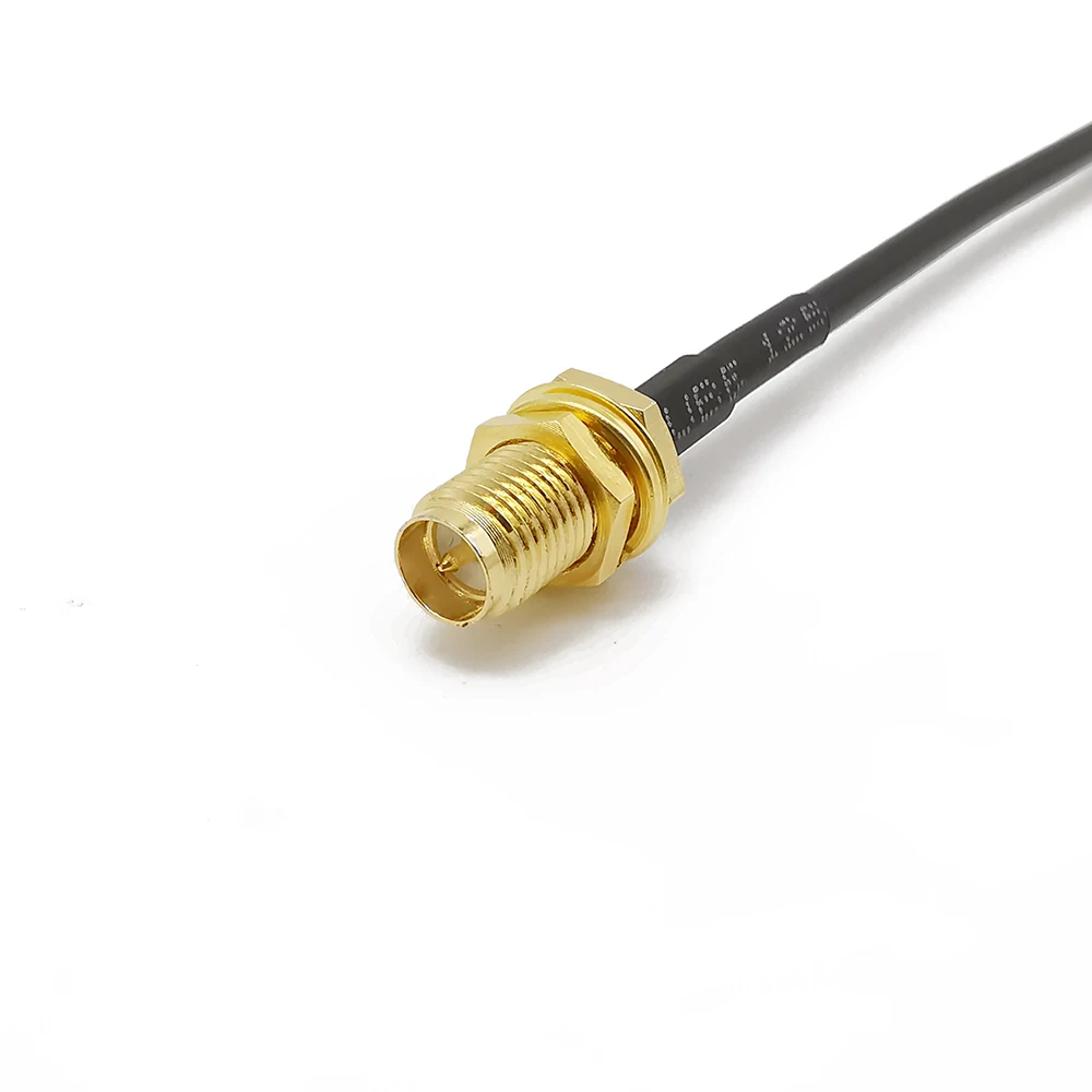 Кабель RF RG174 CRC9 штекер под прямым углом для RP SMA гнездовой коаксиальный разъем