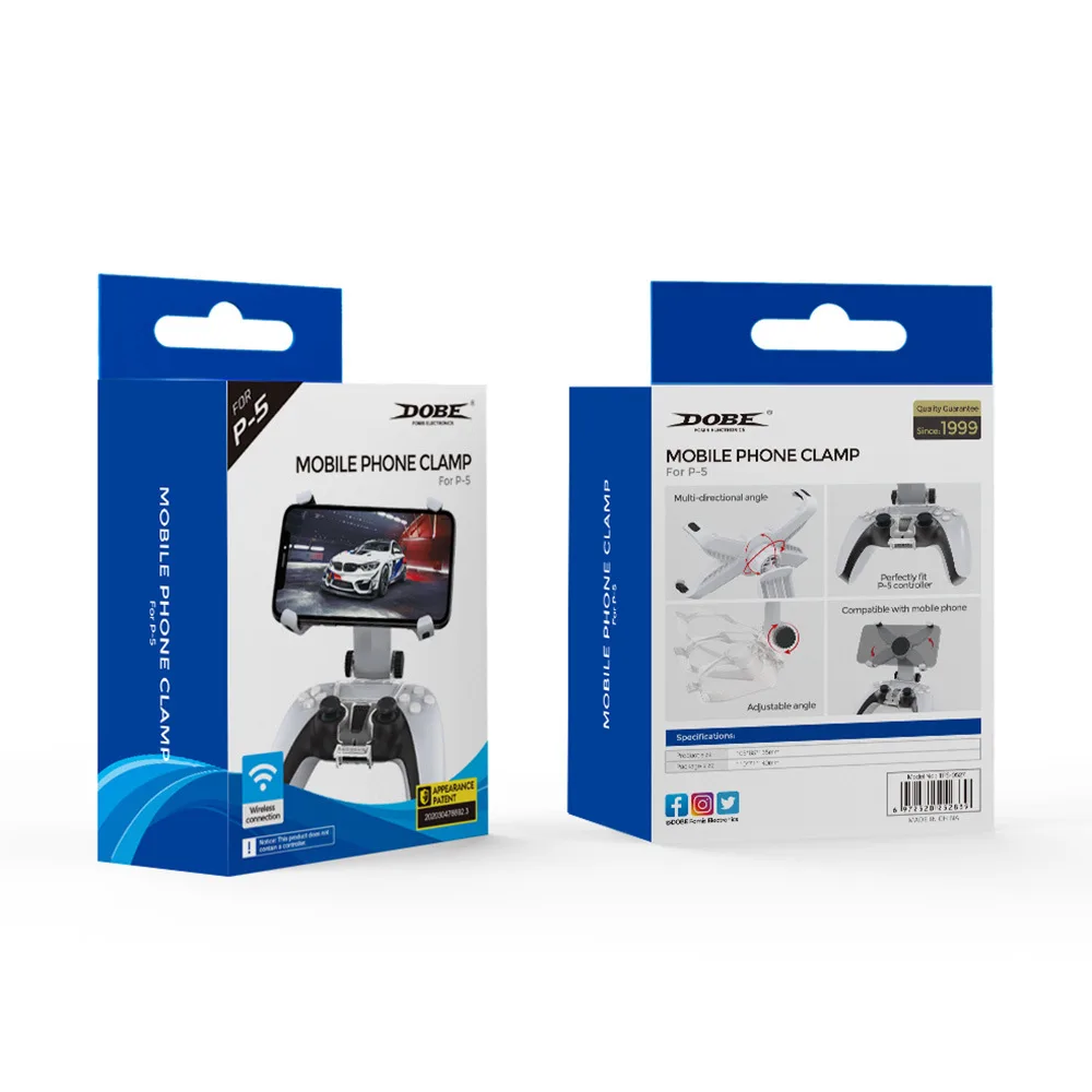 

For SONY PlayStation 5 PS5 Wireless Controller Handle Bracket Adjustable With Rotating Mobile Phone Holder PS5 Accessories