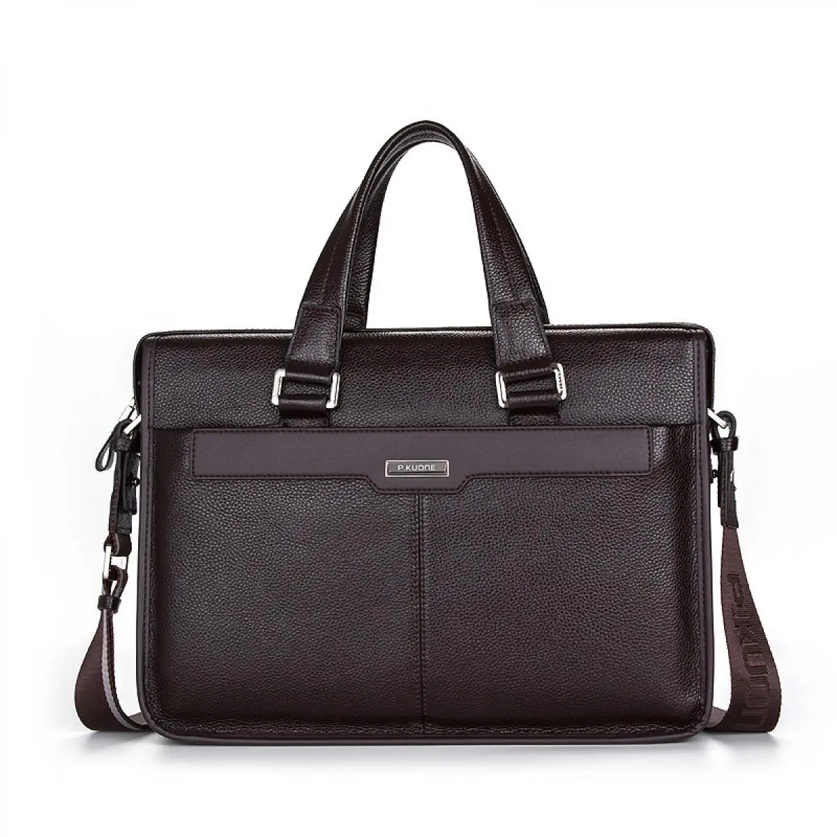 Мужской портфель деловая Повседневная сумка-мессенджер P.kuone сумка из