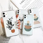 Милый чехол PUNQZY для iPhone 11, 12, 13 PRO MAX, XR, 6, 8, 7 Plus, XS с художественным рисунком, прозрачный мягкий чехол из ТПУ, новый стиль