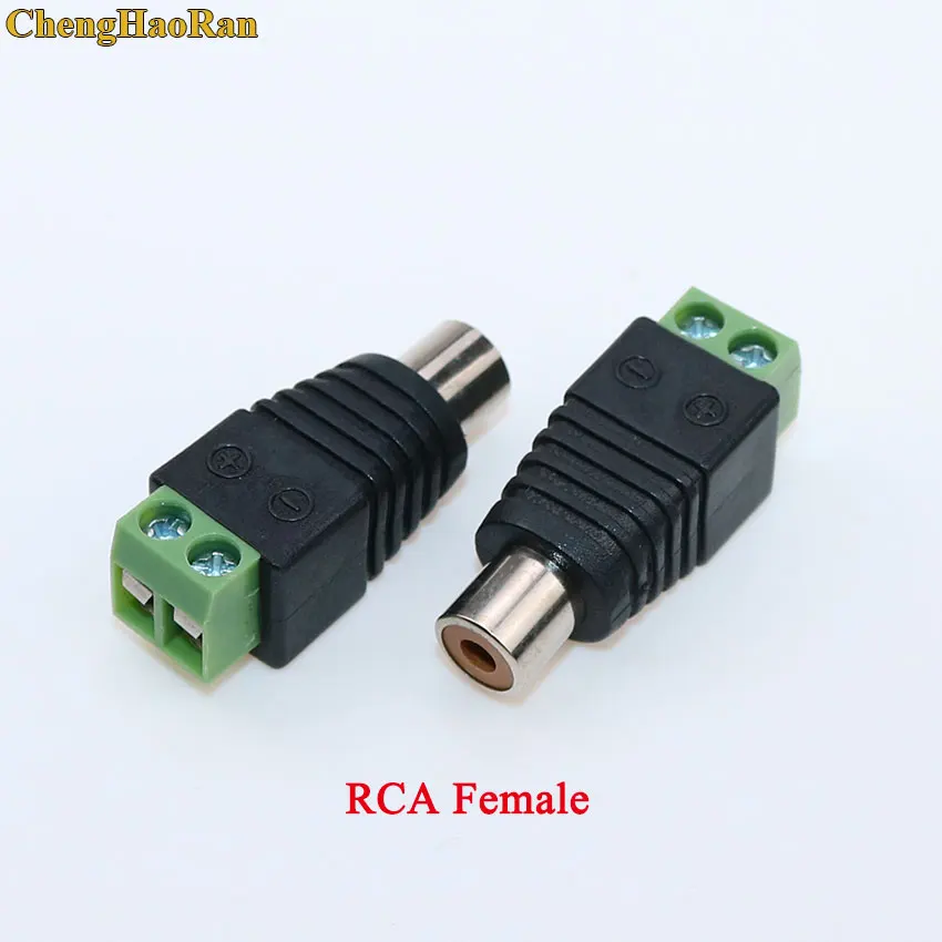 ChengHaoRan 1 шт. 5,5*2,1 5,5*2,5 BNC RCA к DC обжимной клеммный блок разъем адаптер для камеры видеонаблюдения провода женский мужской - Цвет: G