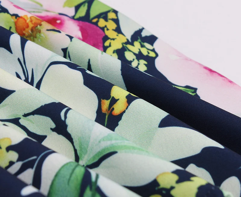 

Autumn Spring Fashion Women Long Sleeve V neck Flower Printed casual party Vintage A Line Knee Length Rockabilly pin up dress