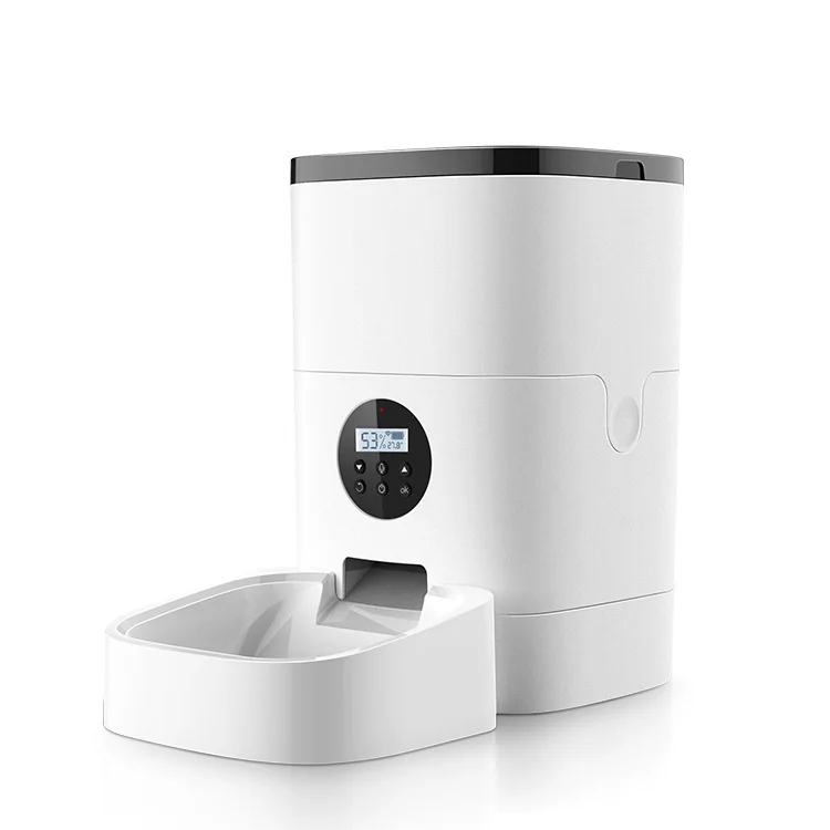 

4L Auto Timed Slow Food Dispenser Mobile Phone Reminder Smart Camera Wifi Button Dog Cat Bowl Automatic Pet Feeder