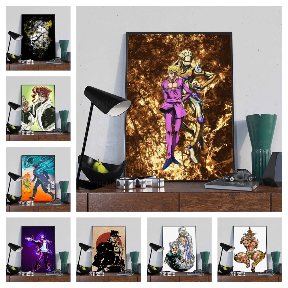 

Home Decoration Canvas Japanese Anime Painting Pictures JOJO Wall Art Hd Prints Modular Poster For Living Room No Frame Artwork