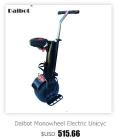 Daibot электрический Одноколесный скутер 60 в самобалансирующиеся скутеры диапазон 30 км/45 км мощный Электрический скутер для взрослых/женщин