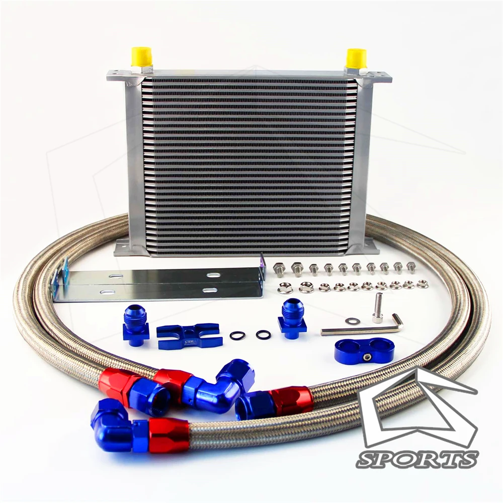 30 ряд 248 мм AN10 Масляный радиатор British Kit с кронштейнами подходит для BMW E36 Euro E82 E9X