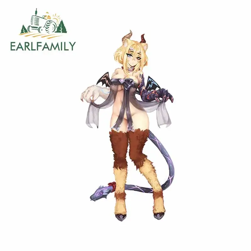 Виниловая Водонепроницаемая наклейка EARLFAMILY для сексуальных девушек 13 см х 6 5 с