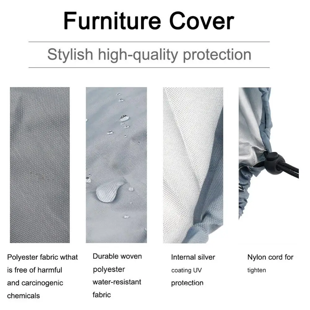 Водонепроницаемый угловой диван пылезащитный чехол L форма ротанга патио