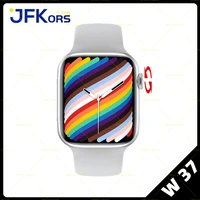 smartwatch w37 men women bluetooth call fitness bracelet for apple watch ios android pk iwo 12 13 fk88 hw22 m26 plus series 6