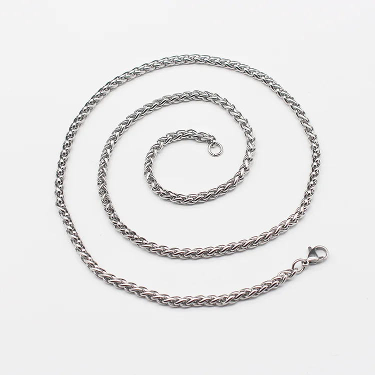 

AsJerlya Stainless Steel Silver Plated Knit Keel Flower Basket Chain Men Bracelet Women Hand Link Wholesale Dropshipping