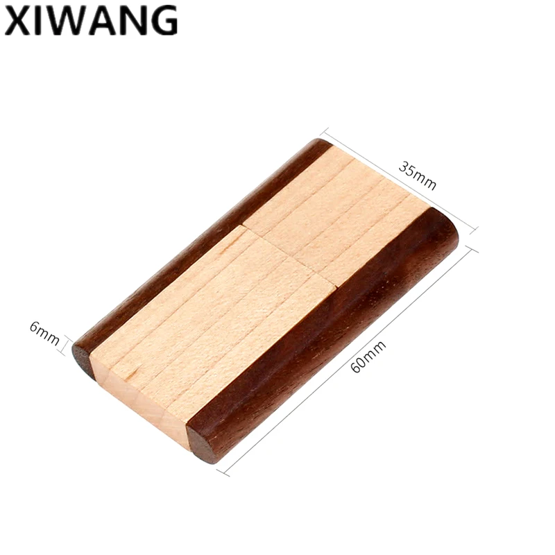 

rotating wood USB flash drive 128gb 4GB 8GB pen drive 16GB pendrive 32GB 64GB Usb 2.0 waterproof wedding gifts Free custom LOGO