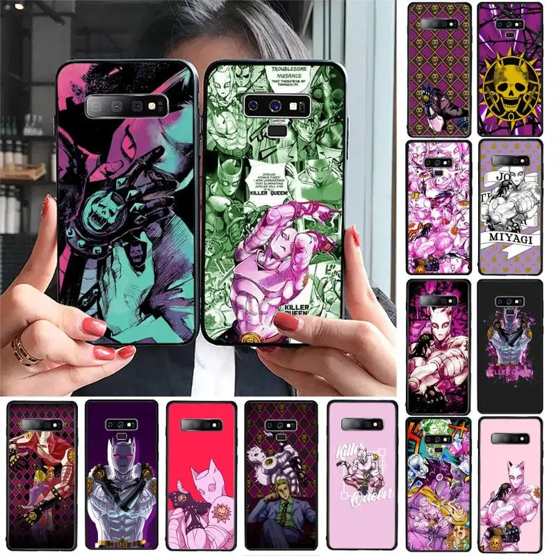 

FHNBLJ Anime JoJo Killer Queen Phone Case For Samsung Galaxy S20 S10 Plus S10E S5 S6 S7edge S8 S9 S9Plus S10lite 2020