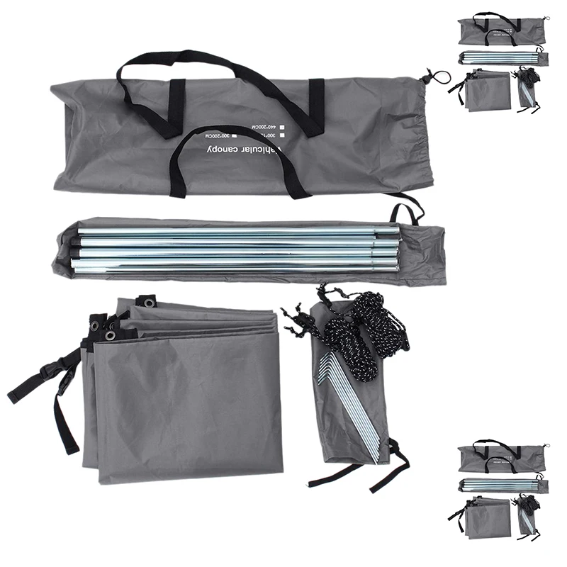 

Портативный Навес для кемпинга, тент для бокового автомобиля, солнцезащитный козырек, парус, навес, верхняя палатка для фургона, улицы, внед...