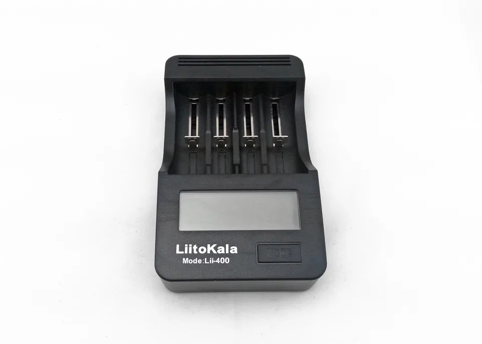 Liitokala Lii-400 LCD 3.7V/1.2V AA/AAA 18650/26650/16340/14500/10440/18500 Battery Charger with screen+12V 2A Adapter USB 5V1A |