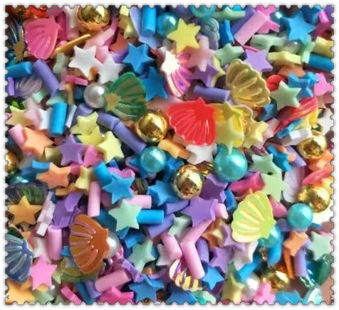 20 г/упак. многоразмерная Полимерная глина для слайма лак ногтей/свадебная