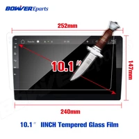 9 10 1 inch tempered glass protective film for teyes cc2 cc2l spro 2 din gps car radio multimedia player navigation android 8 1