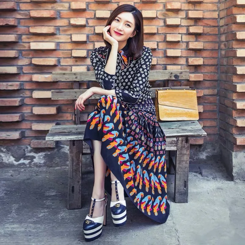 Элегантный шик Высокое качество Рождество взлетно посадочной полосы 2021 осенние