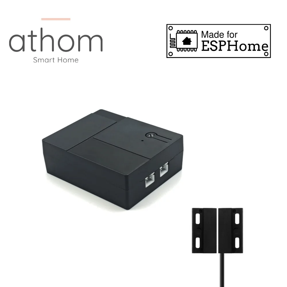 Контроллер ATHOM ESPHome Smart для открывания гаражных ворот работает с домашним