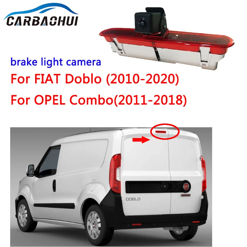

Автомобильная камера заднего вида CCD для заднего вида с стоп-сигналом для FIAT Doblo 2010-2019 для OPEL Combo 2011-2018 HD Водонепроницаемая с ночным видением