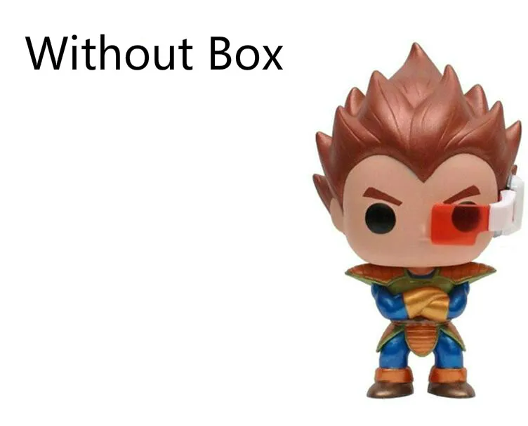10without box Funko Pop супер Dragon Ball-Z Вегета ГОКу действие персонажа Рождественский подарок Детская модель Кукла бог, супер сайян игрушка BEERUS - Цвет: 10without box