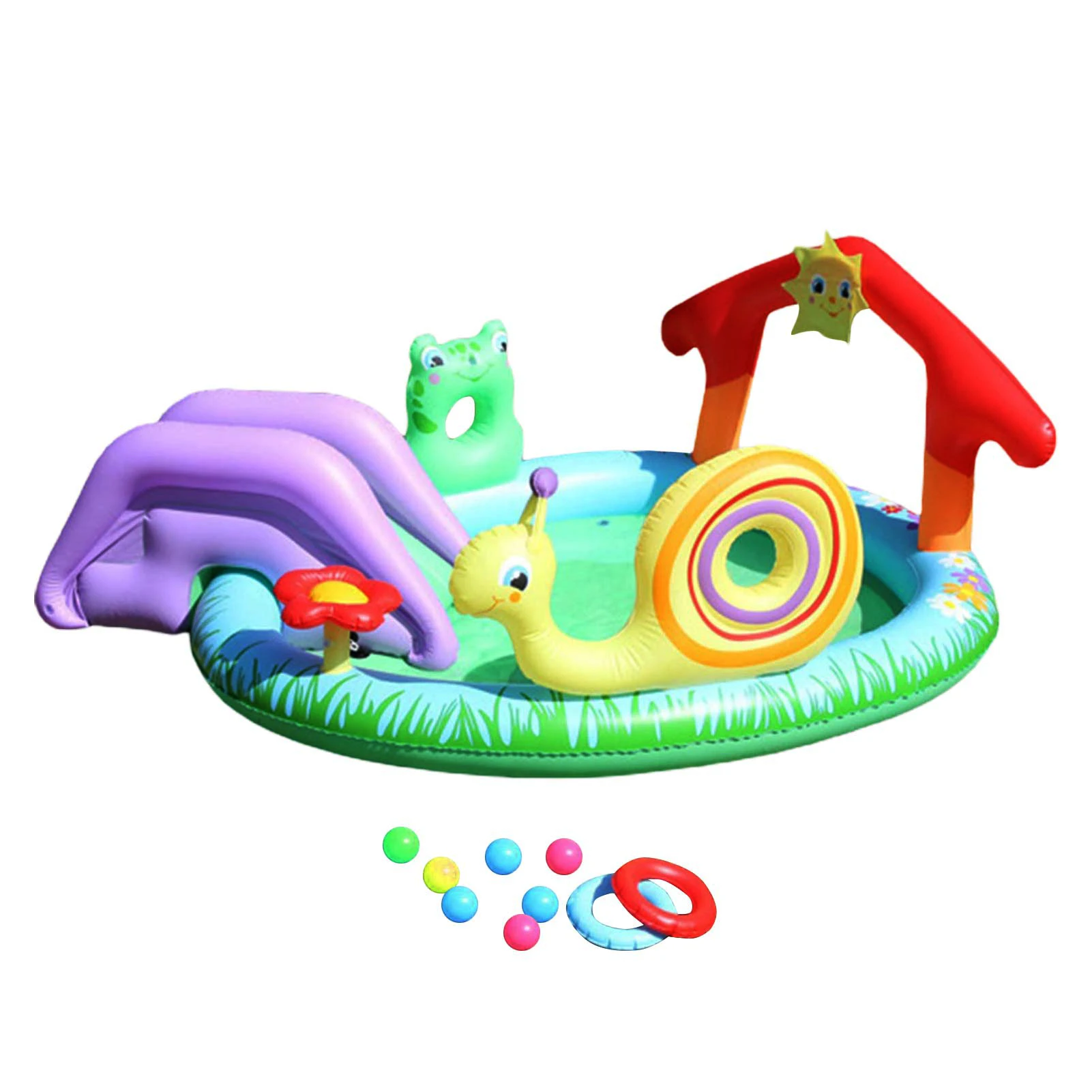 Ванна для купания мультяшный надувной бассейн Летний Пляжный газон плавания