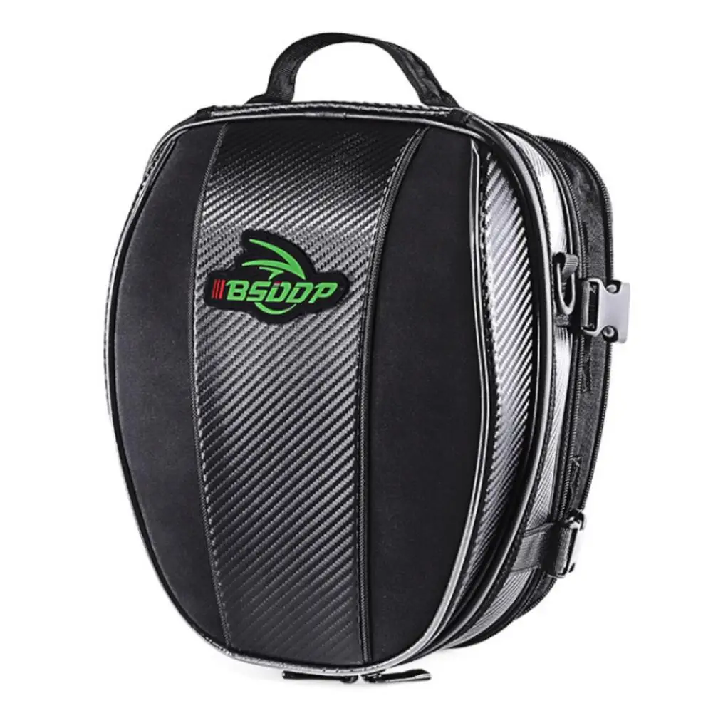 

Waterproof Motorcycle Tail Bag Multi-functional Durable Rear Seat Bag Backseat Pack Motobike Helmet Bag Backpack