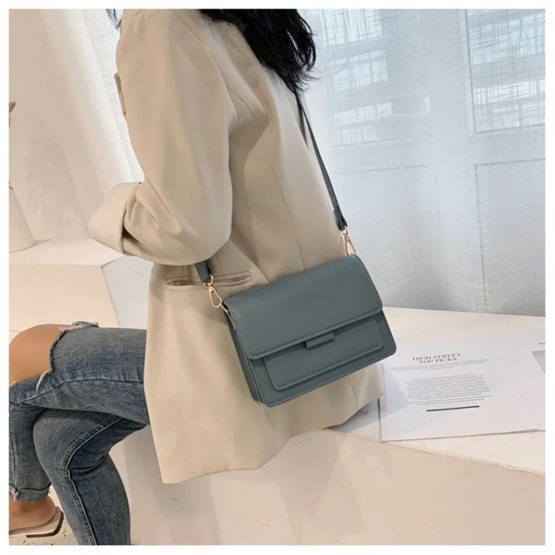 Модная женская летняя сумка через плечо из искусственной кожи Маленькая