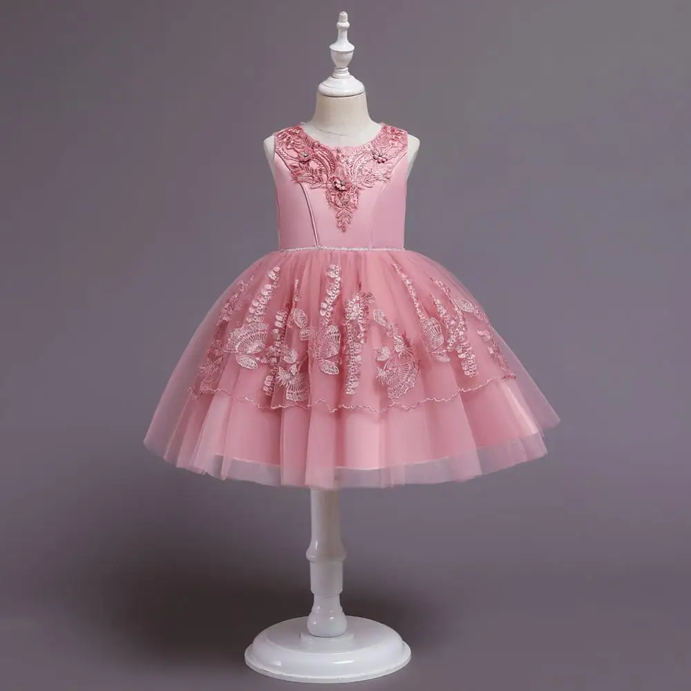 

Children Clothing Winter Girls Dress Sleeveless Princess Dresses For Girls Kids Clothes Wedding Evening Party Tutu Dress vestido