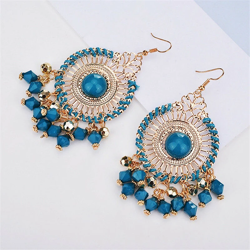 Модные серьги в форме сердца с кристаллами длинные женские серьги-капли для