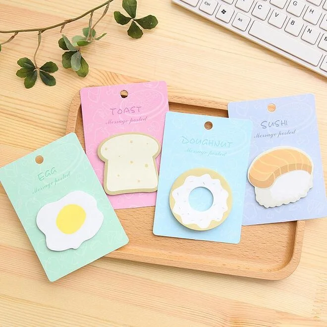 

1 упак./лот, каваи, завтрак, яйцо, канцелярские принадлежности, школьные принадлежности, липкий блокнот для заметок, бумажные наклейки