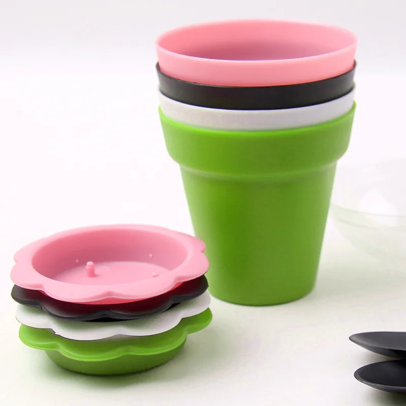 20 комплектов чашек для торта с крышкой лопатка глубокий лоток пластиковая чашка