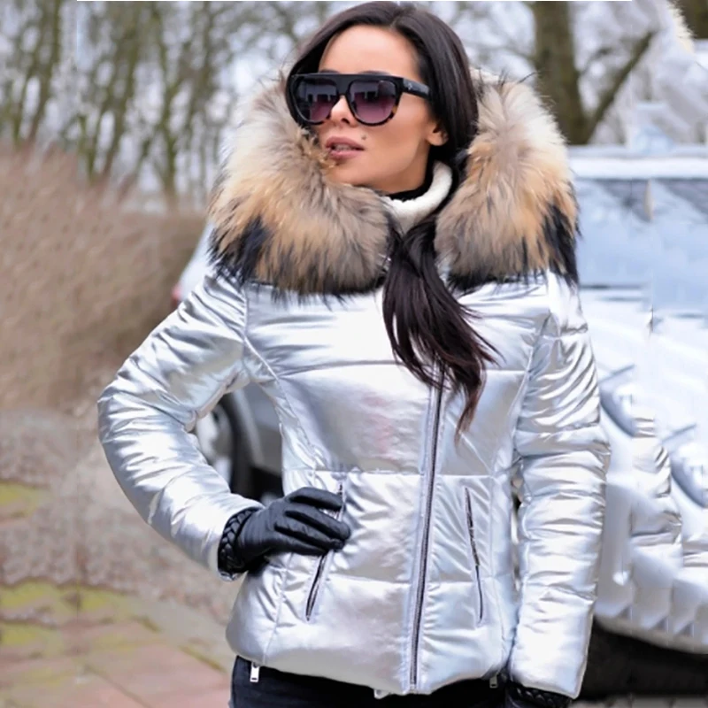 

2020 Winter Black Woman Jacket Fur Hooded Long Sleeve Thick Coats Female Zipper Casual Solid Color Warm Jackets Parkas Clothes